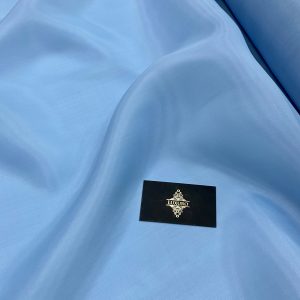 Organza Sidefata Blue -  3 m Latime