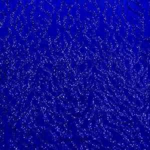 Dantela Couture Albastru Royal cu Siraguri, cu Margele si Paiete