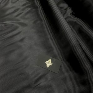 Organza Sidefata Neagra -  3 m Latime