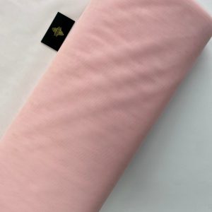 Tulle Clasic Roz Pal - 3 m Latime