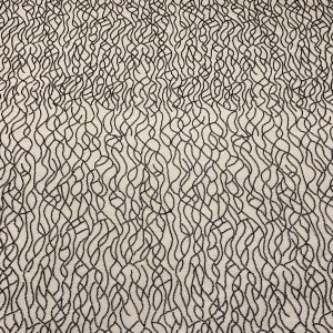 Dantela Couture Neagra cu Siraguri din Margele