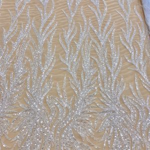 Dantela Couture Diamond cu Siraguri, cu Margele si Paiete