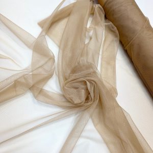 Tulle Elastic Nude Deschis - 1.5 m Latime