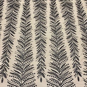 Dantela Couture Neagra cu Crengi, cu Margele si Paiete