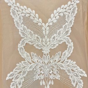 Set de Panouri pentru Bust cu Model Floral, cu Cristale, Perle si Paiete