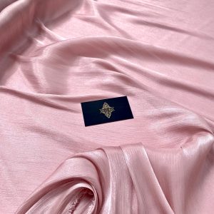 Voal Peliculizat Creponat Roz Prafuit