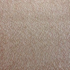 Dantela Couture Auriu Rose cu Siraguri din Margele