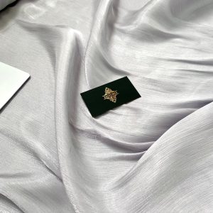 Voal Peliculizat Creponat Argintiu