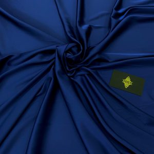 Satin Elastic Matasos Premium Bleumarin