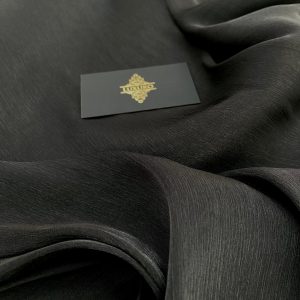 Voal Peliculizat Creponat Negru