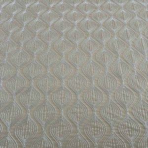 Dantela Couture Diamond cu Model Geometric, cu Margele